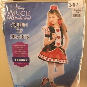 Alice In Wonderland Queen Of Hearts Costume